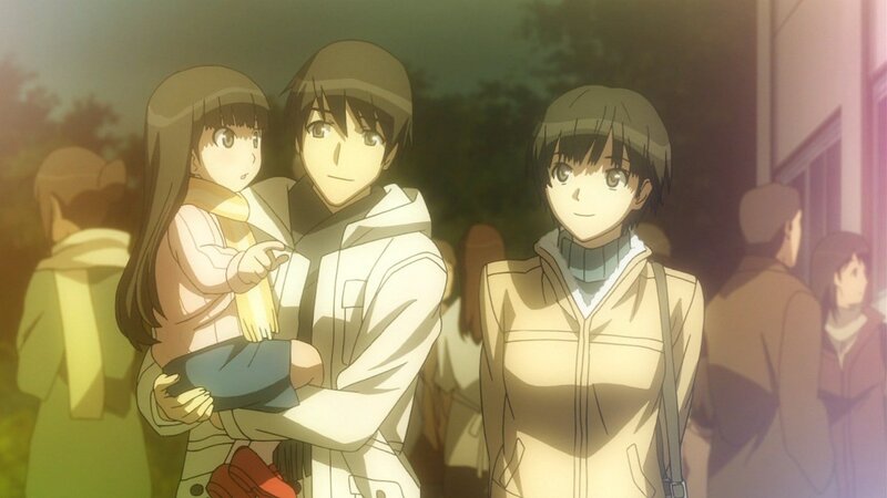 Three Anime Characters — Yellow, Calm, Sunset