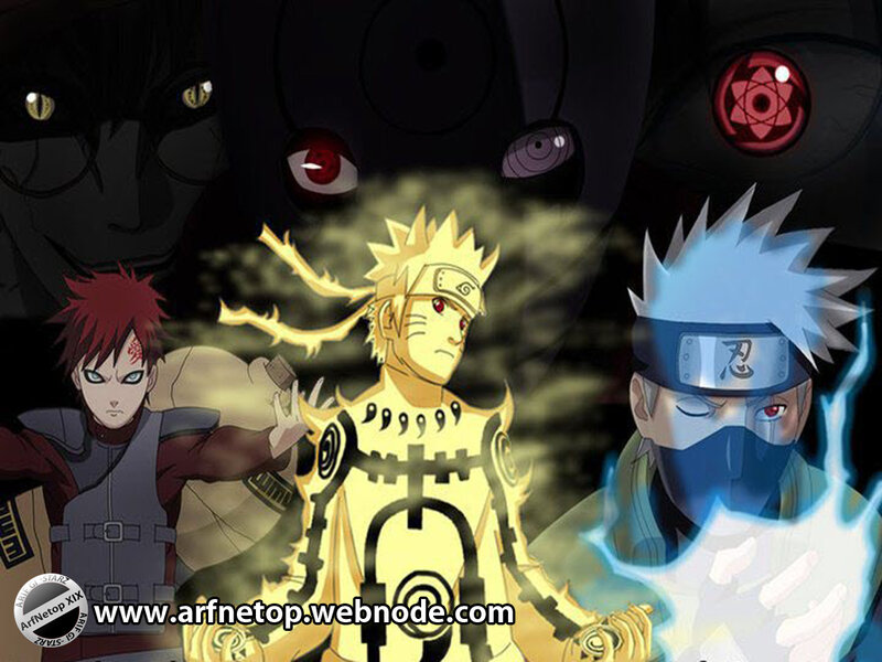 Three Anime Characters — Yellow, Dramatic, Chakra