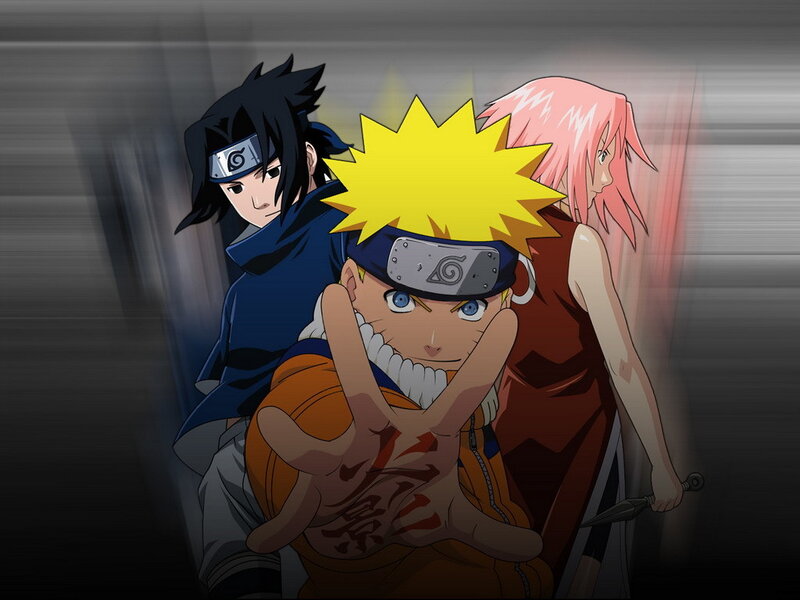 Three Anime Characters — Yellow, Dramatic, Headband