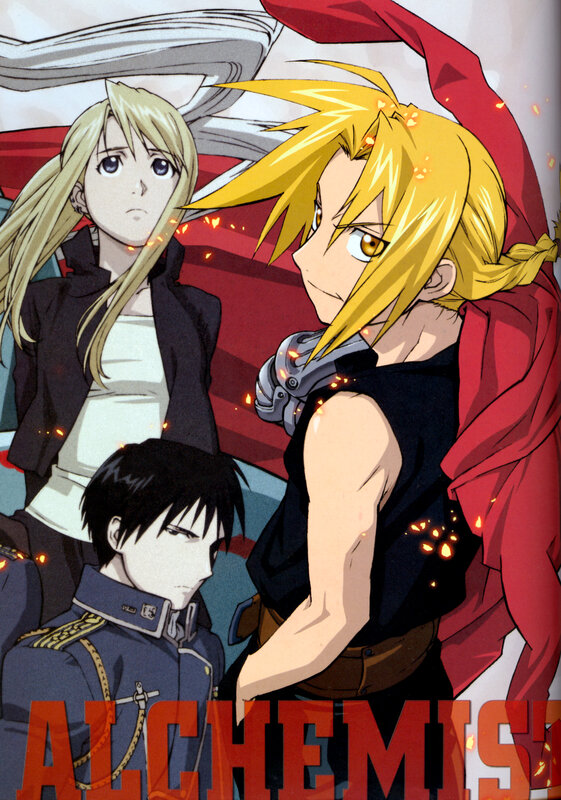 Three Anime Characters — Yellow, Dramatic, Military Uniform