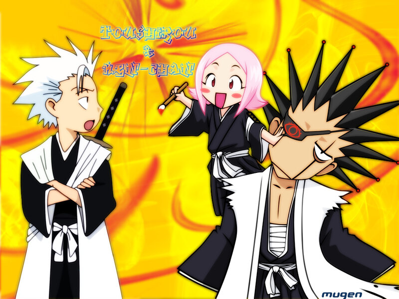 Three Anime Characters — Yellow, Energetic, Swords