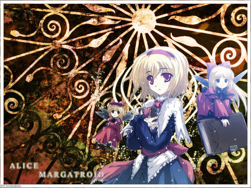 Three Anime Girls — Blue, Dramatic, Fairy Wings