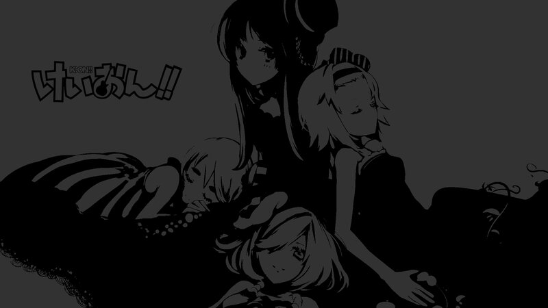 Three Anime Girls Huddled