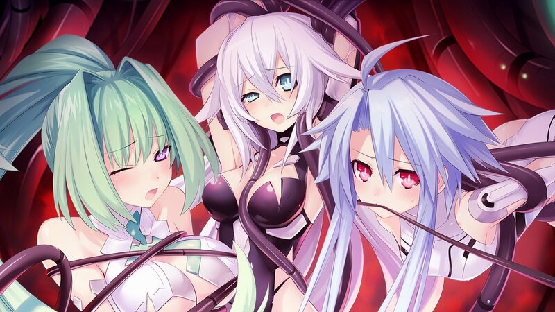Three anime girls in a cockpit