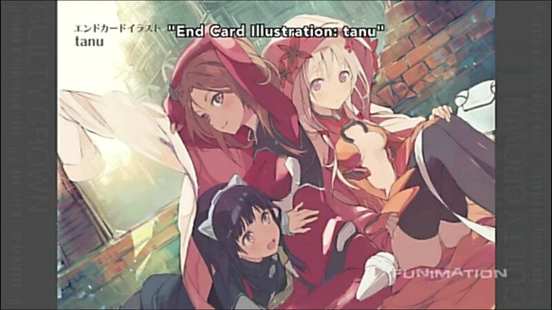 Three Anime Girls in Red