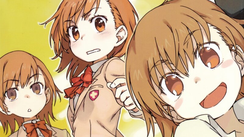 Three anime girls in school uniforms