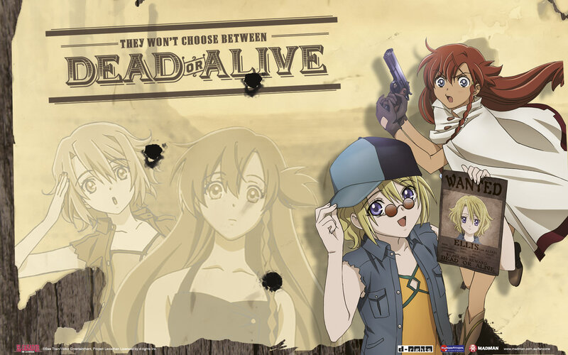 Three Anime Girls on a Poster