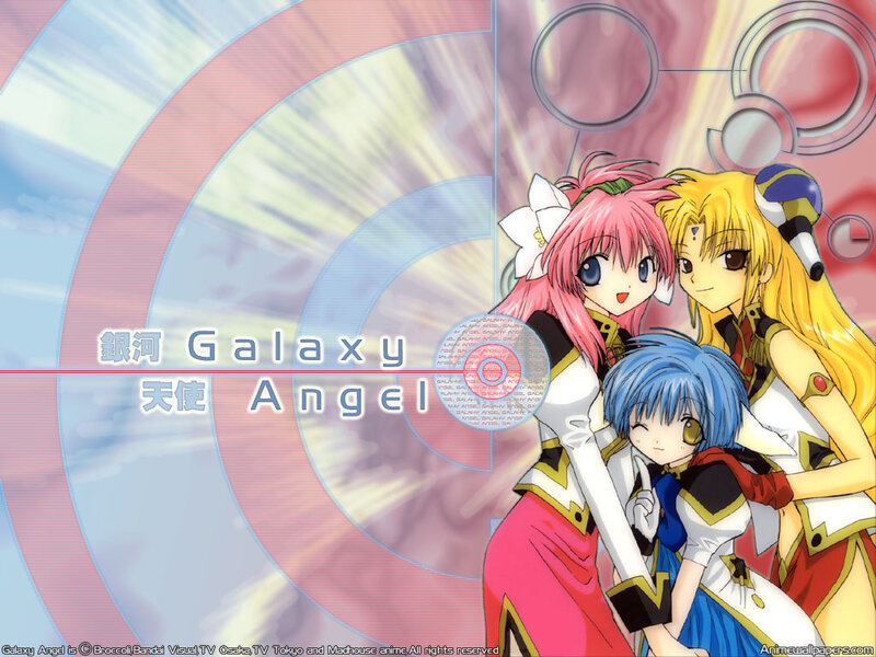 Three Anime Girls — Pink, Dynamic