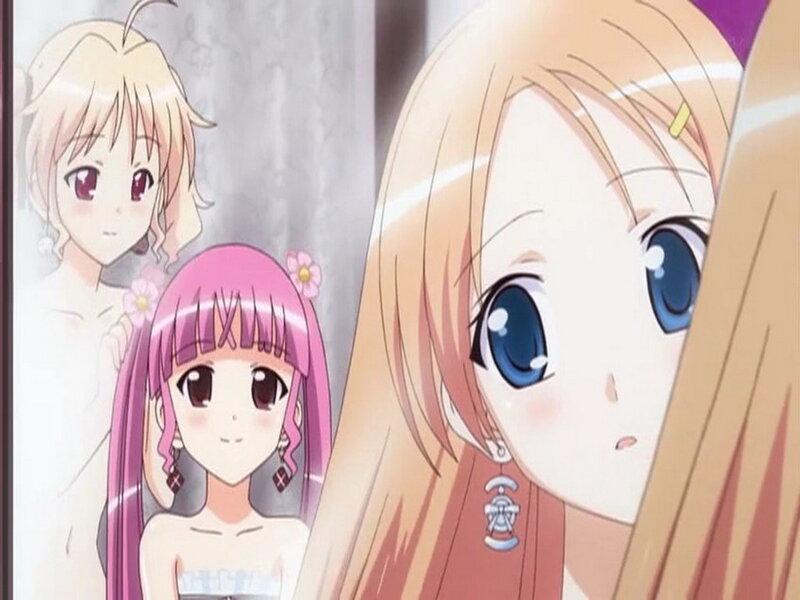 Three Anime Girls — Pink, Innocent