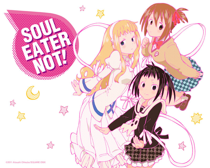 Three Anime Girls — Pink, Playful, Night