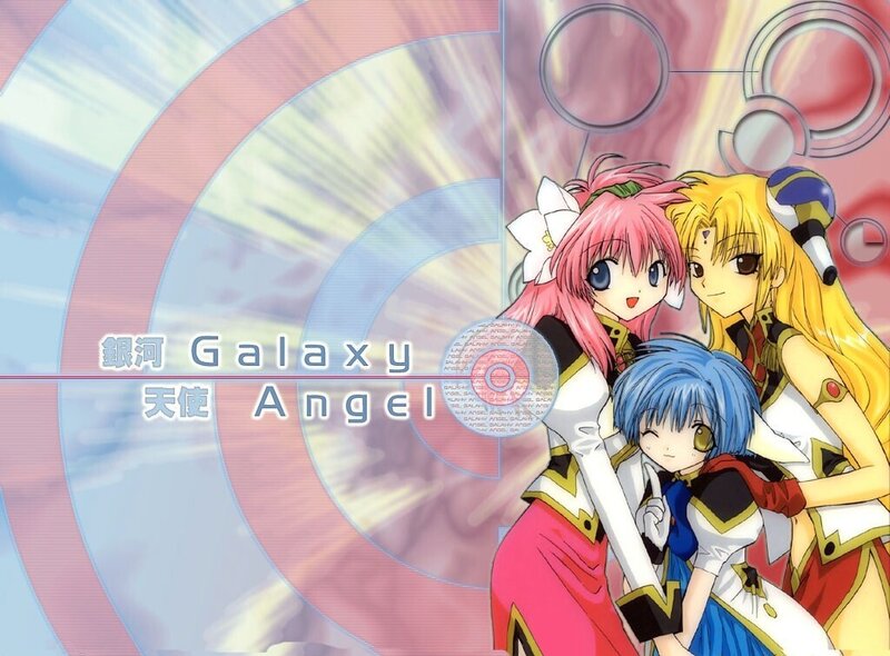 Three Anime Girls — Pink, Vibrant