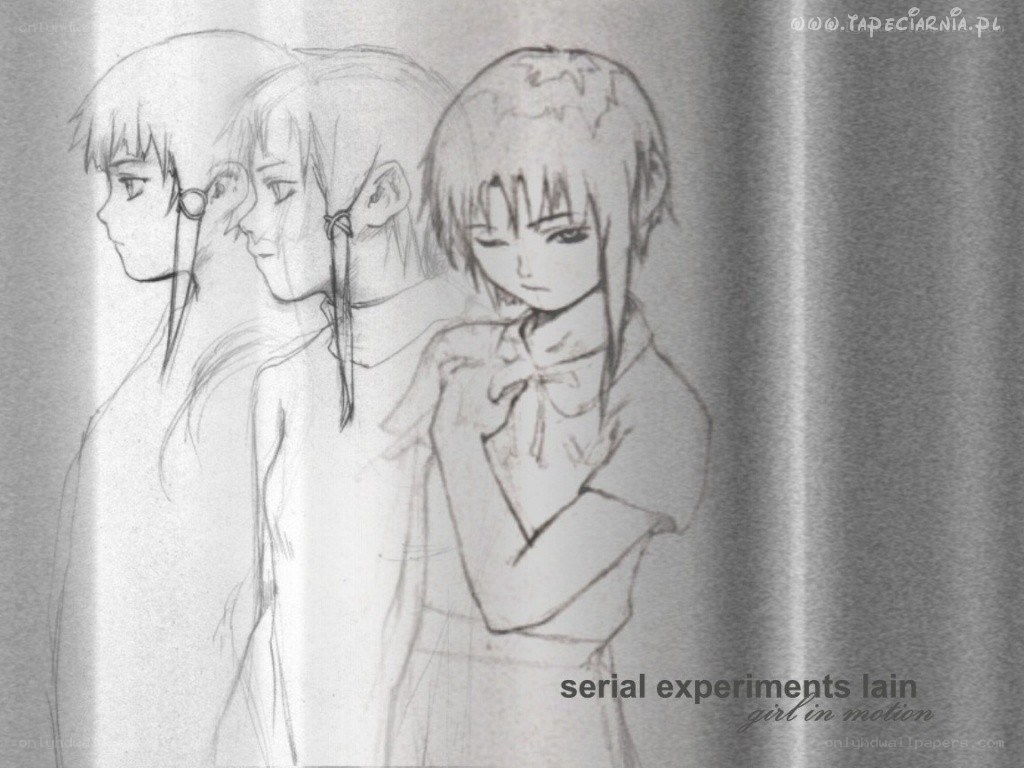 three anime girls sketch