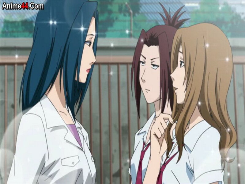 Three Anime Girls Talking