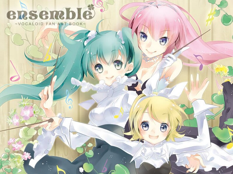 Three Anime Girls with Conductors