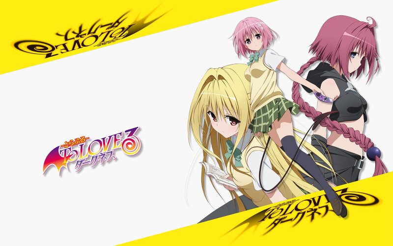 Three Anime Girls — Yellow, Dramatic