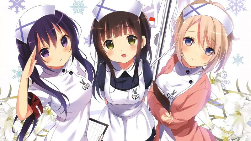 Three Anime Nurses