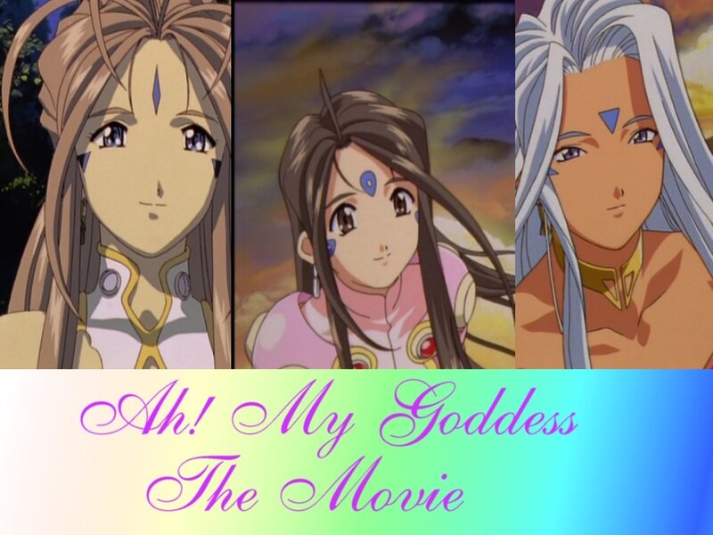 Three Anime Women — Blue, Dramatic