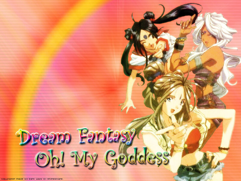 Three Anime Women — Red