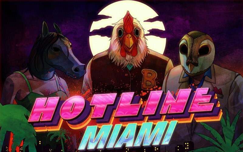 Three Anthropomorphic Animals — Purple, Dramatic, Night, Digital Art