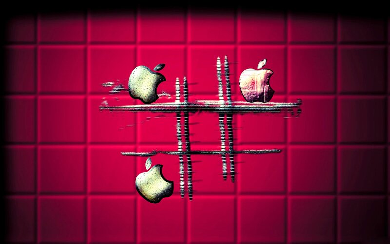 Three Apple Logos