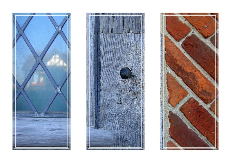 three architectural textures