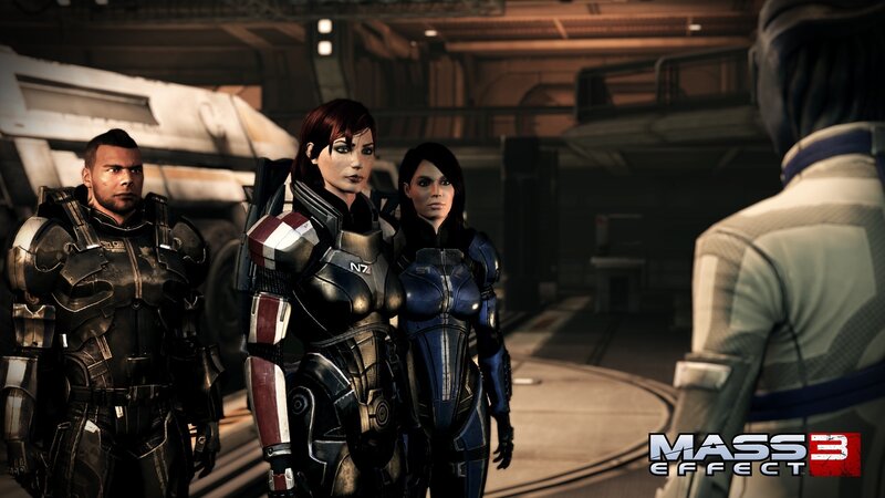 Three Armored Characters — Gray, Serious