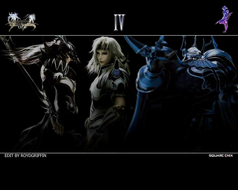 Three Armored Figures — Black