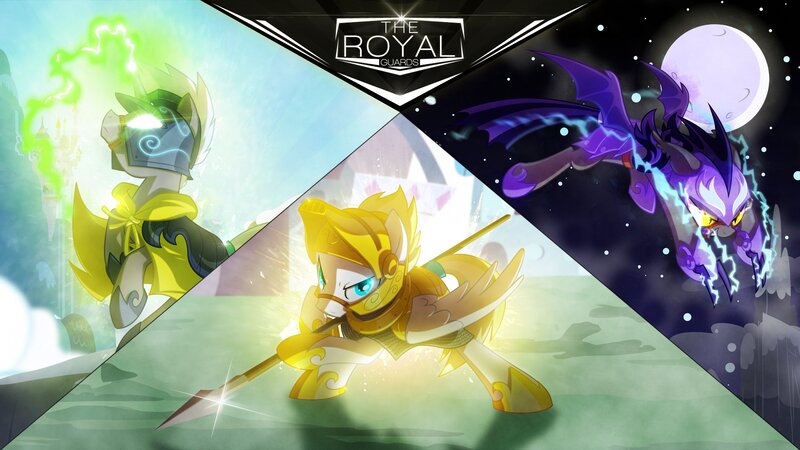 Three Armored Ponies