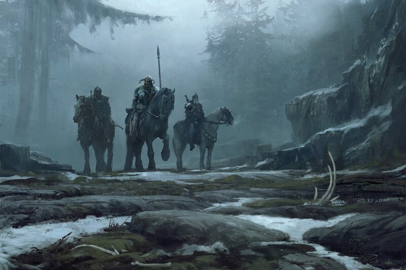 Three Armored Riders