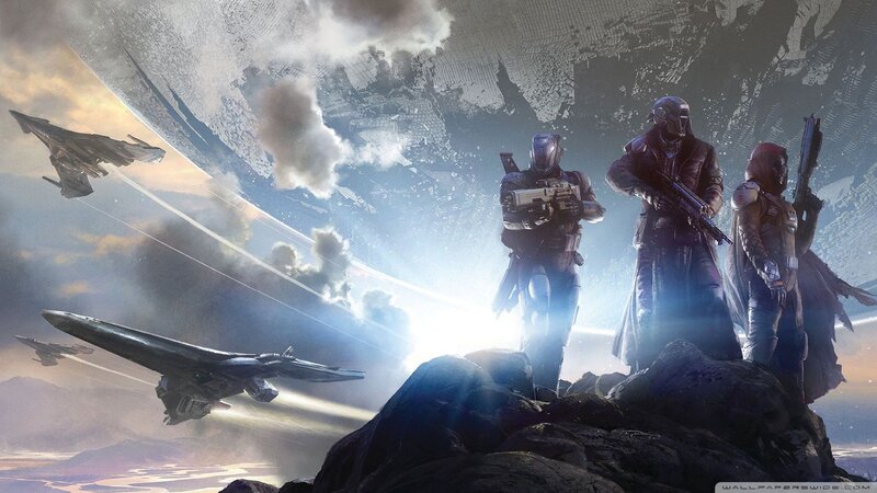 Three Armored Soldiers — Gray, Dramatic, Sunset, Digital Art