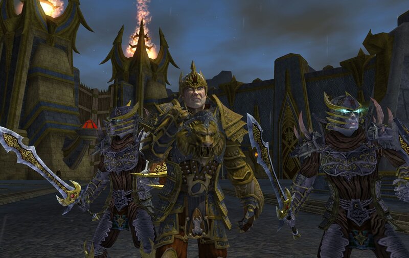 Three Armored Warriors — Blue, Dramatic, Night, 3d Render