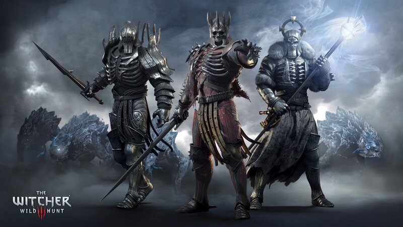 Three Armored Warriors — Gray, Dramatic