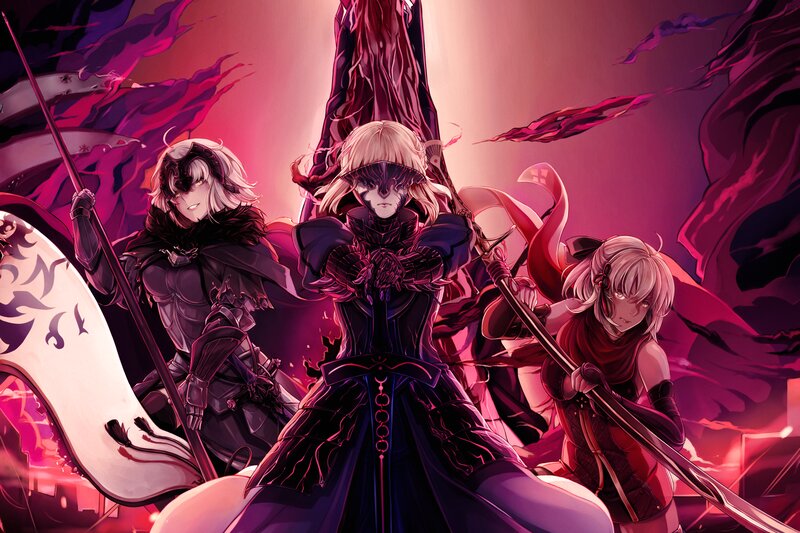 Three Armored Warriors — Purple