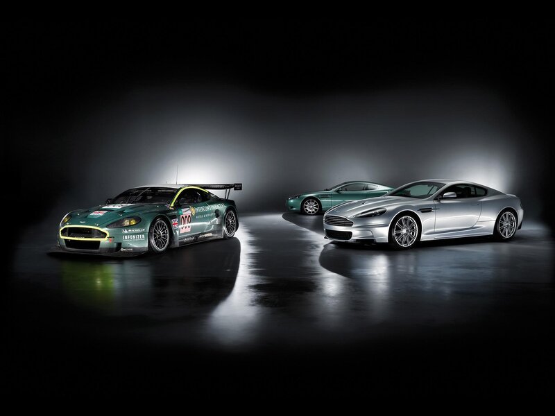 Three Aston Martin Cars — Silver