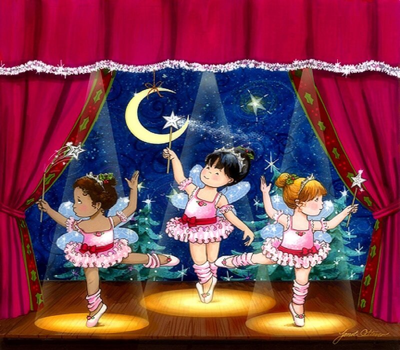 Three Ballerina Fairies