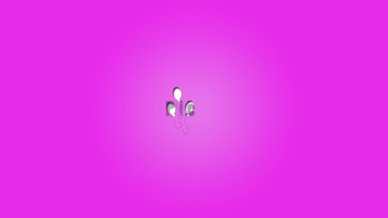 three balloons on purple