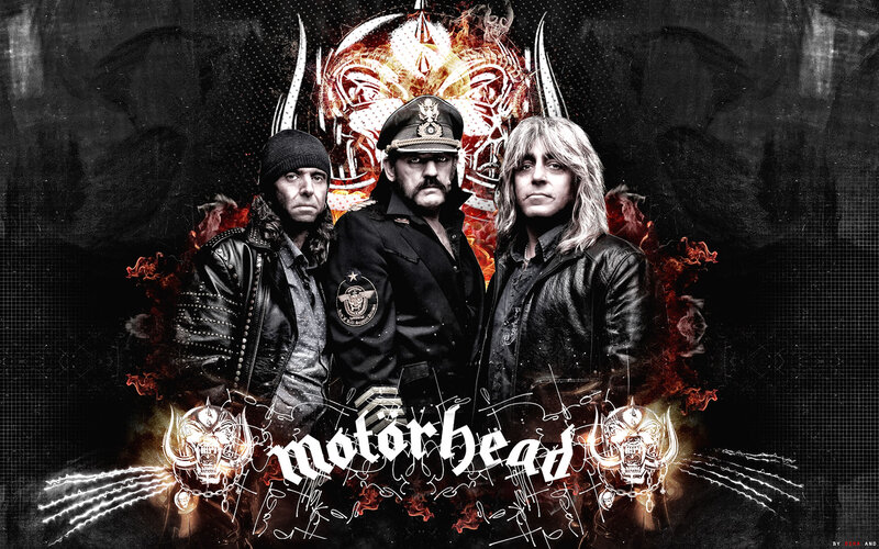 Three Band Members — Black, Dark, Intense