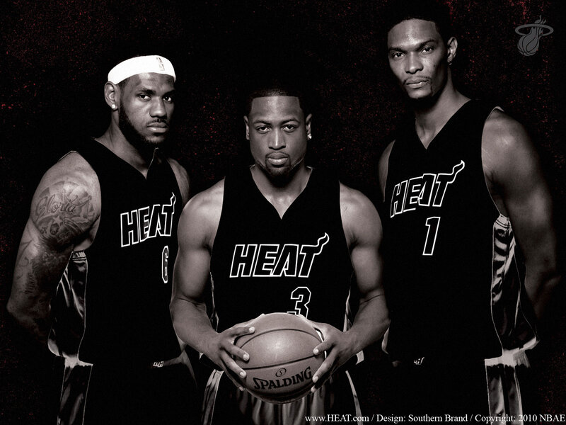 Three Basketball Players — Black