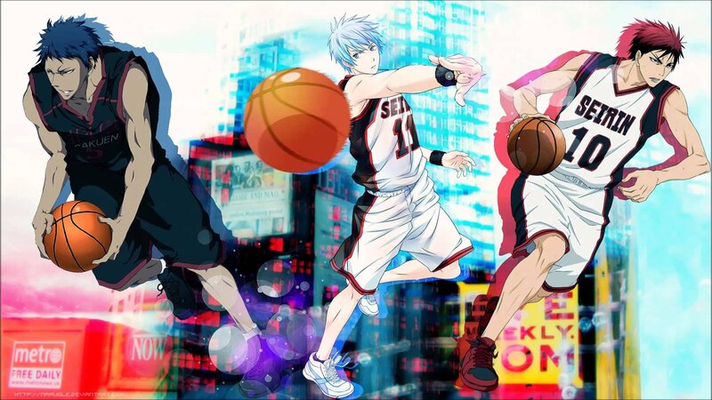 Three Basketball Players — Blue, Dynamic