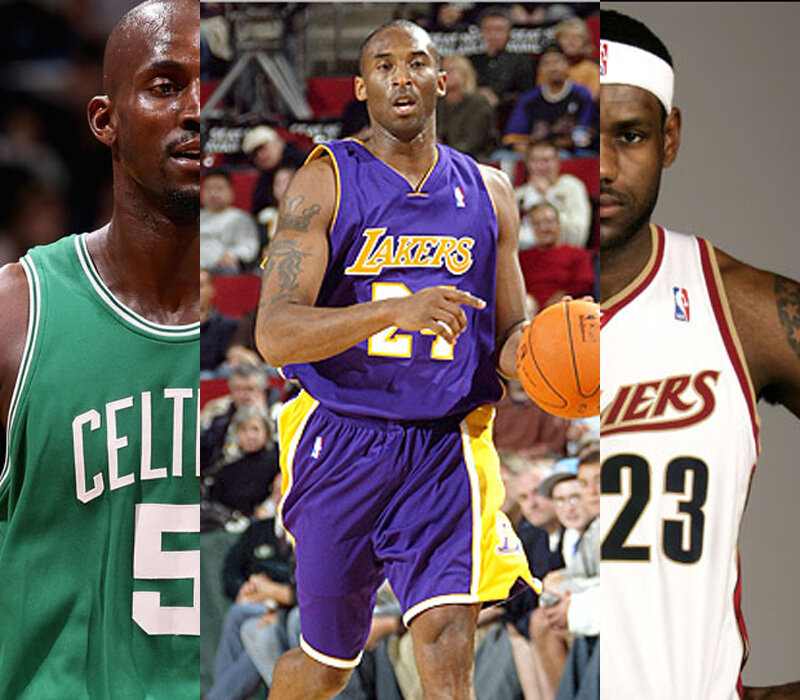 Three Basketball Players