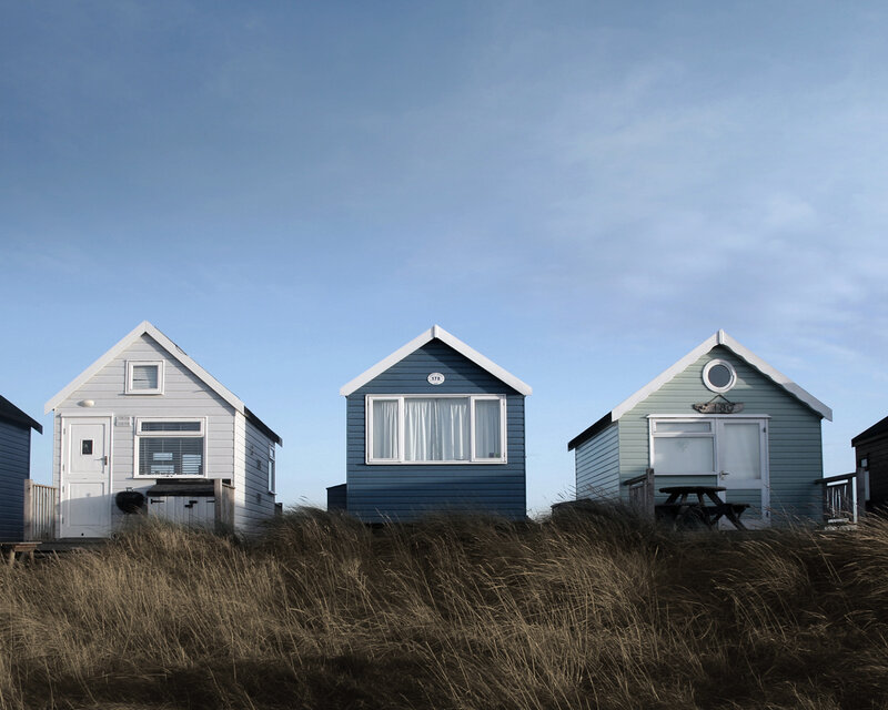 Three Beach Huts