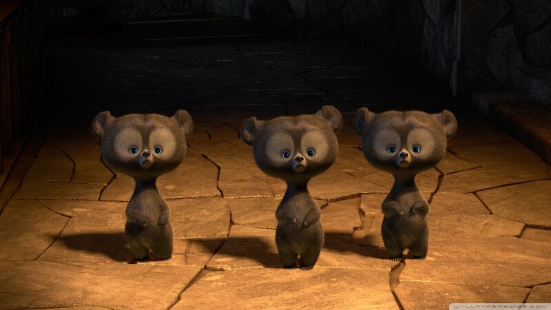 Three Bear Cubs
