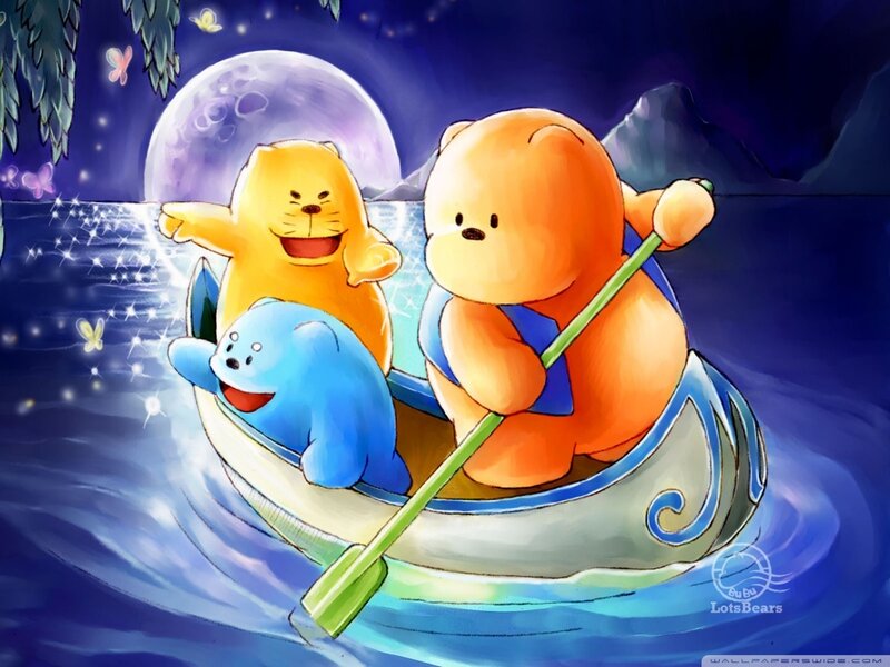 Three Bears in a Boat