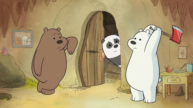 Three Bears in a Cave