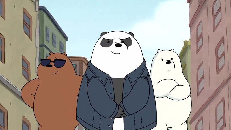 Three Bears in City — Brown