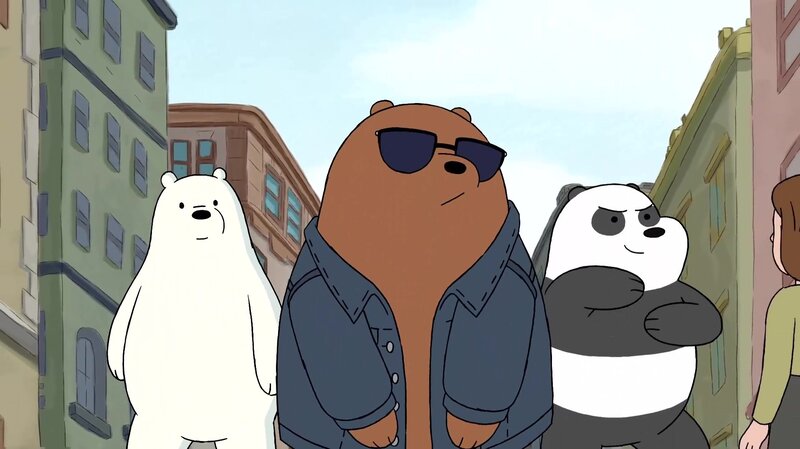 Three Bears in Street