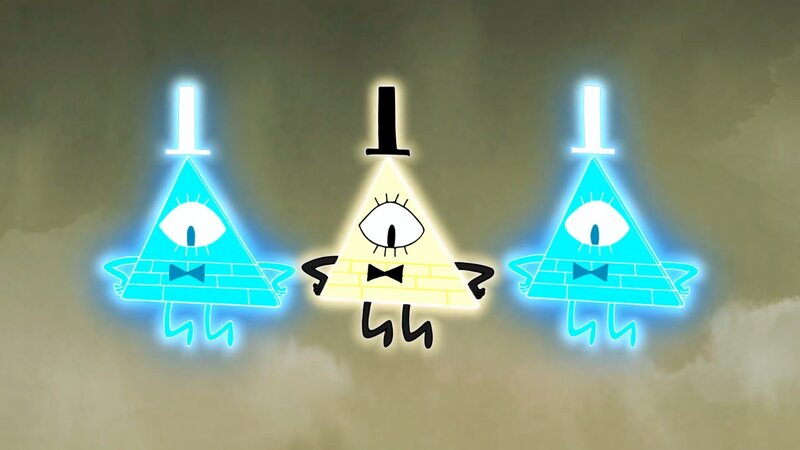 Three Bill Cipher Characters