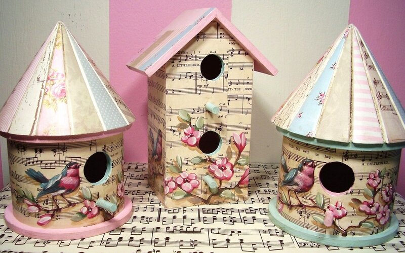 Three Birdhouses