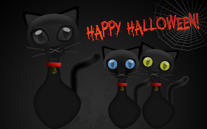 Three Black Cats — Creepy