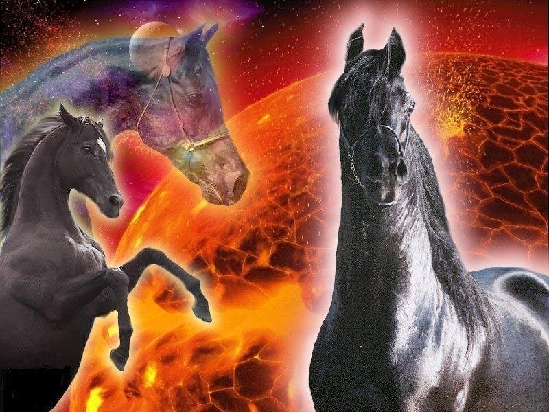 Three Black Horses — Dramatic